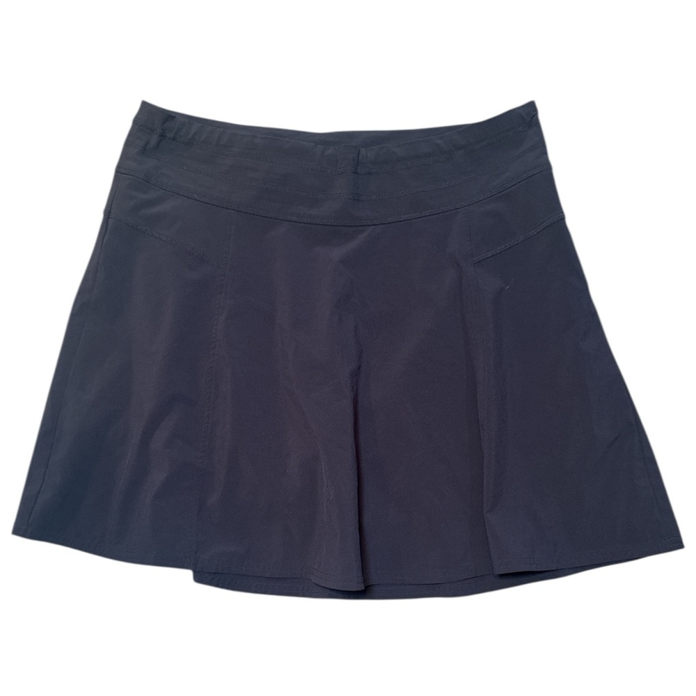 Athleta Navy Blue Athletic Skort with Built-In Shorts Size 12